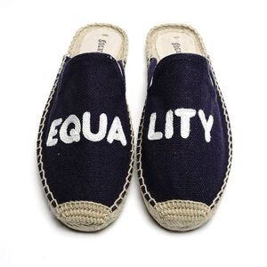 SOLUDOS EQUALITY MULE in MIDNIGHT BLUE 466 size women's 7.5